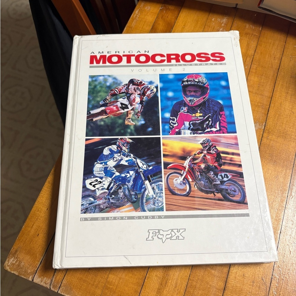 Fox American Motocross Volume 2 Book with Red and Blue Highlights